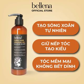 Gel giữ nếp tóc xoăn uốn hippie dưỡng tóc xoăn tạo kiểu tóc Bellena GX1 250ml