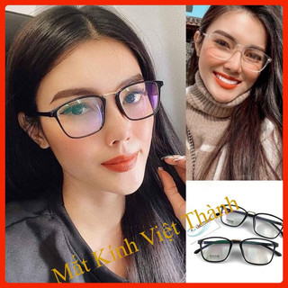 HCM mắt kính Gọng vuông dẻo lắp cận tốt G210