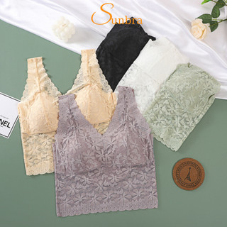 Áo Bra Ren Hoa Mút Mỏng Không Gọng Cao Cấp SUNBRA 637
