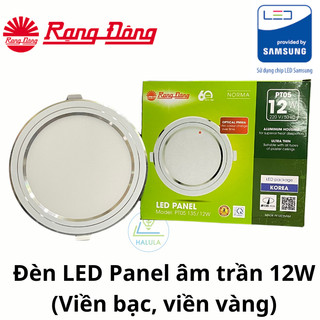 Đèn led panel âm trần rạng đông pt05 135/12w,ánh sáng trắng