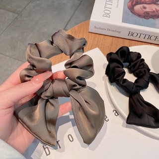 [Handmade] Dây cột buộc tóc đính nơ lụa satin sang trọng quý phái