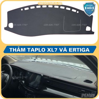 [Suzuki Xl7 và Ertiga] Thảm taplo ô tô da vân gỗ,da cacbon,da nỉ đen và tuyết nhung 3 lớp dày 1cm chống nắng