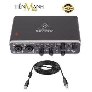 [Chính Hãng] Soundcard Behringer U-Phoria UMC204HD - Bộ Thu Âm, Livestream Sound Card USB Audio Interface