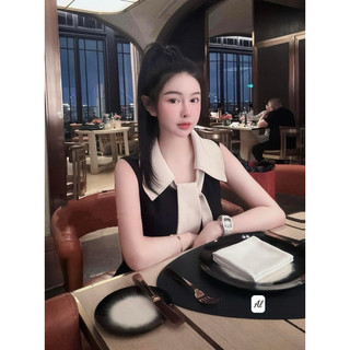 Váy Sát Nách Phối Cà Vạt