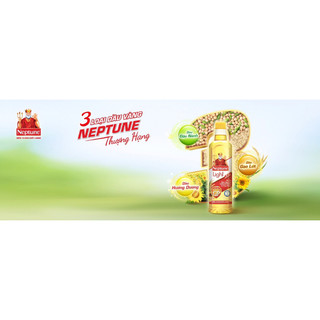 Dầu ăn Neptune Light thượng hạng chai 1L