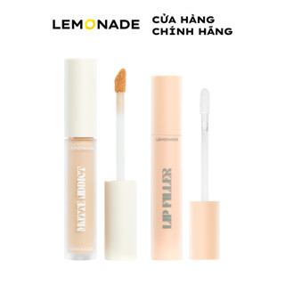 Combo Lemonade Kem che khuyết điểm kiềm dầu Matte Addict Concealer 3g và Son lót dưỡng đầy môi Lip Filler 4,5g