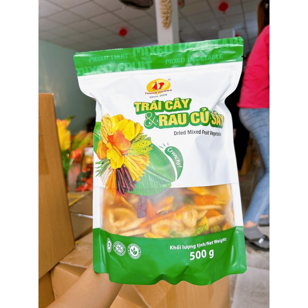 RAU CỦ SẤY ĐÀ LẠT túi zip 500gr