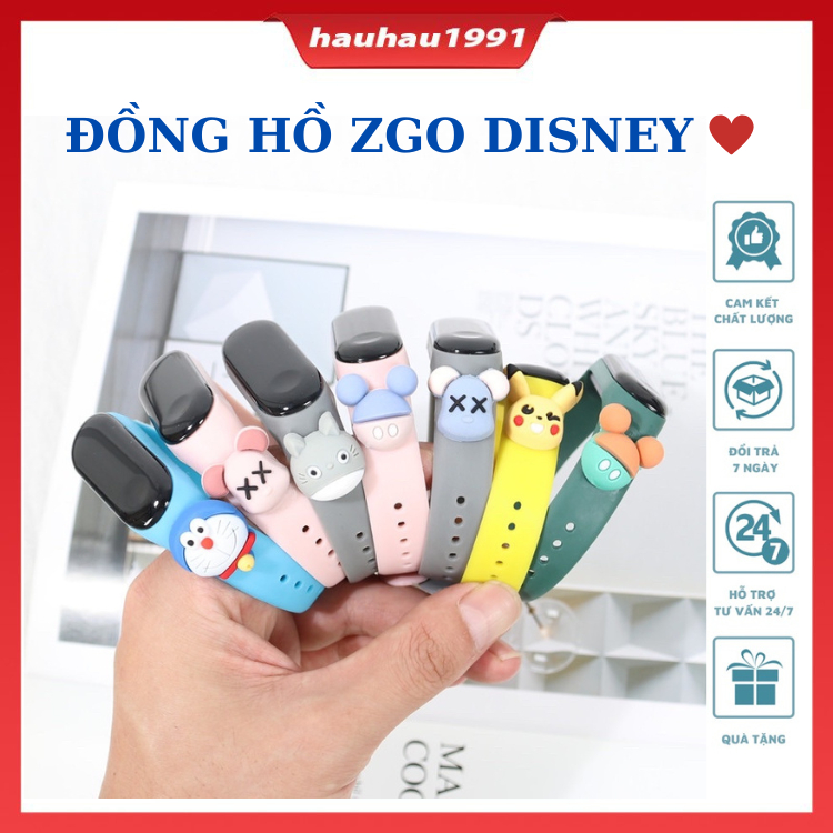 Đồng Hồ Điện Tử ZGO Trẻ Em Nam Nữ Thông Minh, Nhân Vật Hoạt Hình Ngộ Nghĩnh, Bảo Hành 12 Tháng