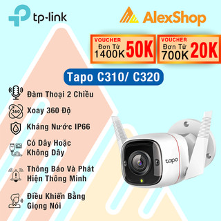 Camera Ngoài Trời TPLink Tapo C320 C310 QHD / FullHD Quản Lí App Đàm Thoại 2 Chiều Phát Hiện Chuyển Động