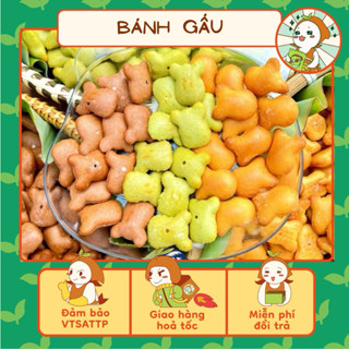 Bánh Gấu Nhân Kem Thiên Hồng Ngon Đặc Biệt, Đồ Ăn Vặt Nhà Mầm.