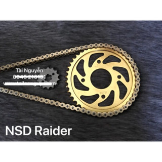 BỘ NHÔNG SÊN DĨA HÀNG XỊN CHO RAIDER (SÊN DID 10LY VÀNG + NHÔNG + DĨA THÁI XỊN)