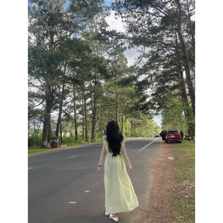 ĐẦM MIDI 2S BẢN TO KHOÉT EO XẺ TÀ