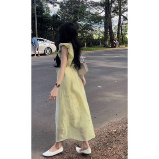 ĐẦM MIDI 2S BẢN TO KHOÉT EO XẺ TÀ