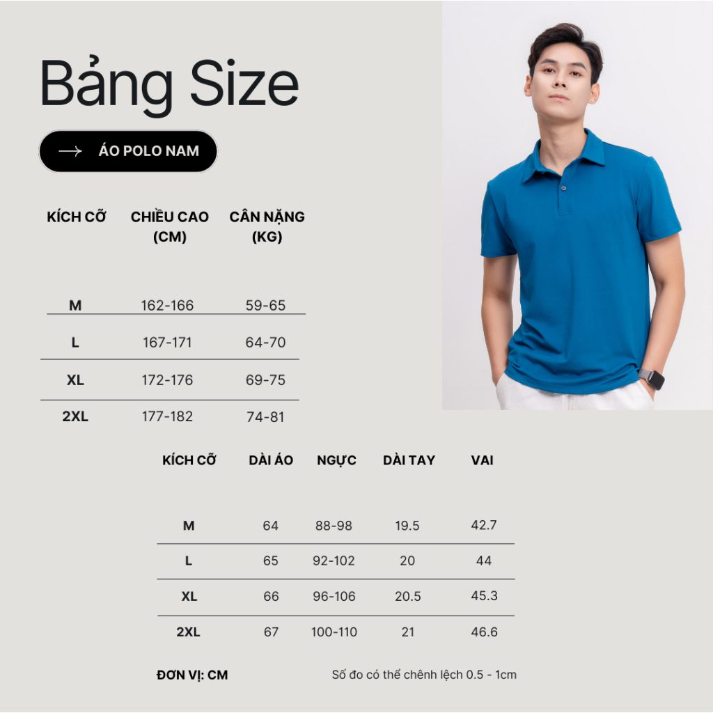 Áo Polo Nam MKG Vải Cotton Lạnh Xuất Âu Kiểu Dáng Basic MKG- APL01