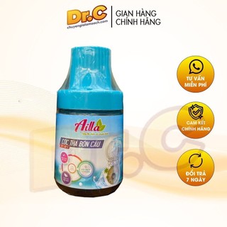 Cốc thả bồn cầu ailla lọ 180gr, lọ thả bồn cầu hương sả chanh, diệt khuẩn sạch sẽ cho nhà vệ sinh sạch sẽ, tiết kiệm