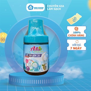 Cốc thả bồn cầu ailla lọ 180gr, lọ thả bồn cầu hương sả chanh, diệt khuẩn sạch sẽ cho nhà vệ sinh sạch sẽ, tiết kiệm