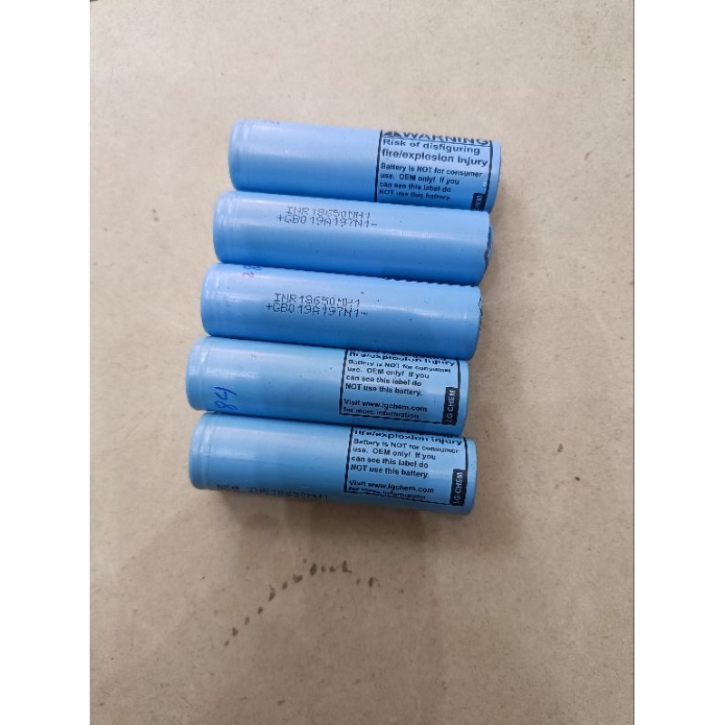 pin 18650 LG MH1 chính hãng, dung lượng 2800-3000mah cũ tháo khối