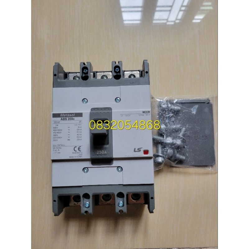 ABS 203c 3P 250A  Aptomat khối (MCCB) LS ABS 203c 3P 250A