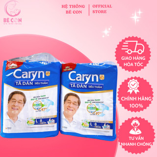 Tã/ Bỉm dán người lớn Caryn Siêu Thấm size L8 miếng