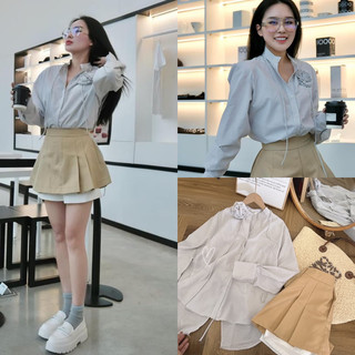 Set áo peplum tag hoa eo + chân váy kim sa 2m