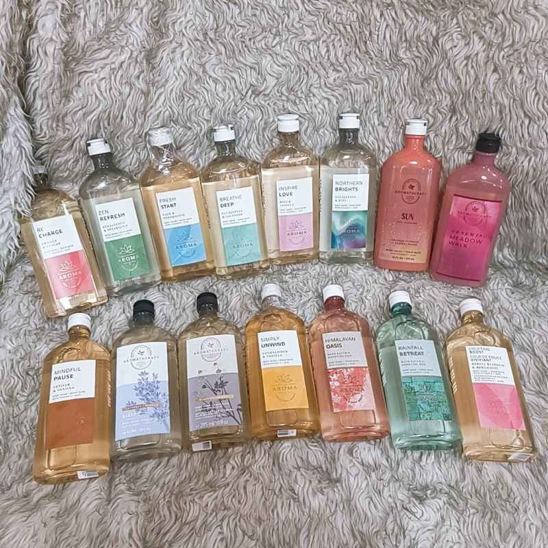 Sữa tắm Stress 𝓐𝓻𝓸𝓶𝓪𝓽𝓱𝓮𝓻𝓪𝓹𝔂 bath & body works
