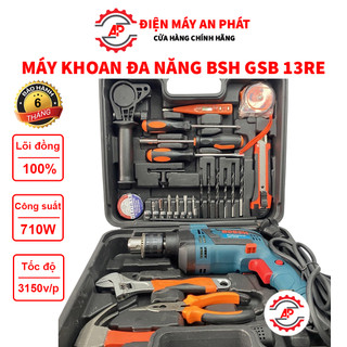 Máy khoan đa năng khoan điện cầm tay BSH GSB 13RE kèm đầy đủ đồ nghề lõi đồng 100% bảo hành 6 tháng