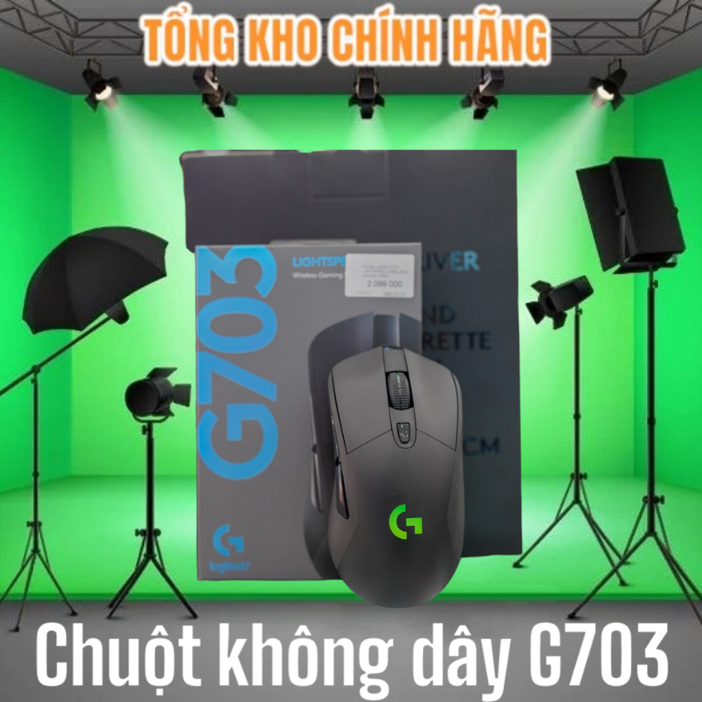 Chuột Không Dây Chơi Game Logitech G703 RGB 16000DPI | BigBuy360 - bigbuy360.vn