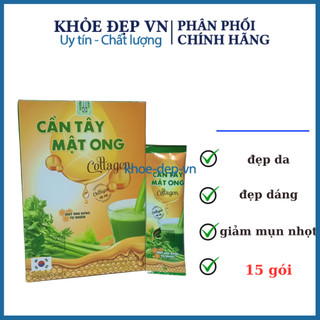 Bột Cần Tây Mật Ong Collagen hỗ trợ giảm cân, đẹp da , chống lão hóa ,detox thải độc, thanh lọc cơ thể