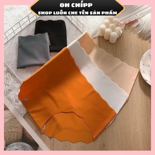 set 5 quần lót đúc su thun lạnh viền sóng trơn