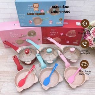 BỘ NỒI CHẢO ĐÁ DIDINIKA ĂN DẶM CHO BÉ