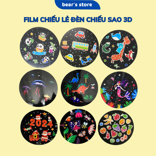 (Không bao gồm đèn) Lẻ phim chiếu dùng cho đèn ngủ ngàn sao chiếu trần 3D