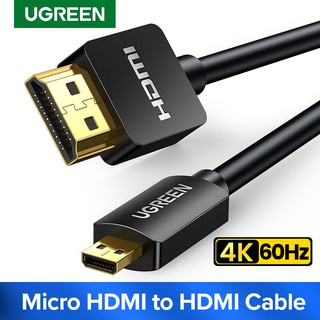 Cáp micro hdmi to hdmi dài 2m chính hãng ugreen 30103 cao cấp