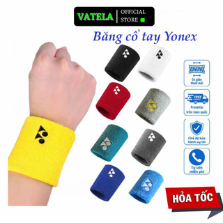 Băng cổ tay VATELA  Băng chặn mồ hôi tay cầu lông Yonex ( hàng đẹp ) 1 Chiếc BV04