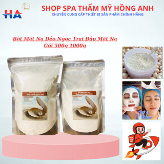 Bột Mặt Nạ Dẻo Ngọc Trai Nguyên Chất - Mặt Nạ Trắng Da Gói 500g 1000g 