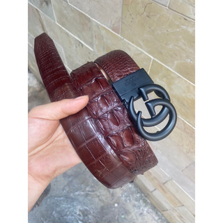 Dây Nịt Da Cá Sấu Thật Size 3.5cm - Cá Sấu Gò Vấp