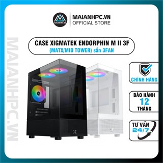 Vỏ case xigmatek endorphin m ii 3f / endorphin m artic gaming m-atx