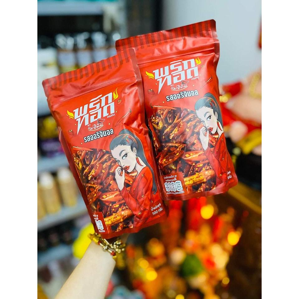 ỚT CHIÊN GIÒN MAE PIM THÁI LAN.