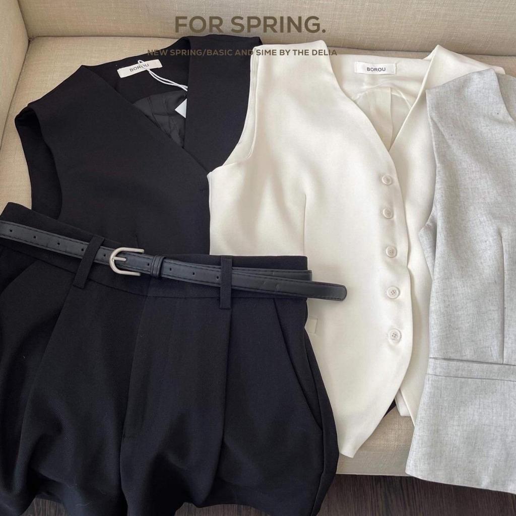 2232 ÁO GILE VEST 5 CÚC NHỎ