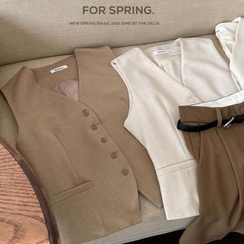 2232 ÁO GILE VEST 5 CÚC NHỎ