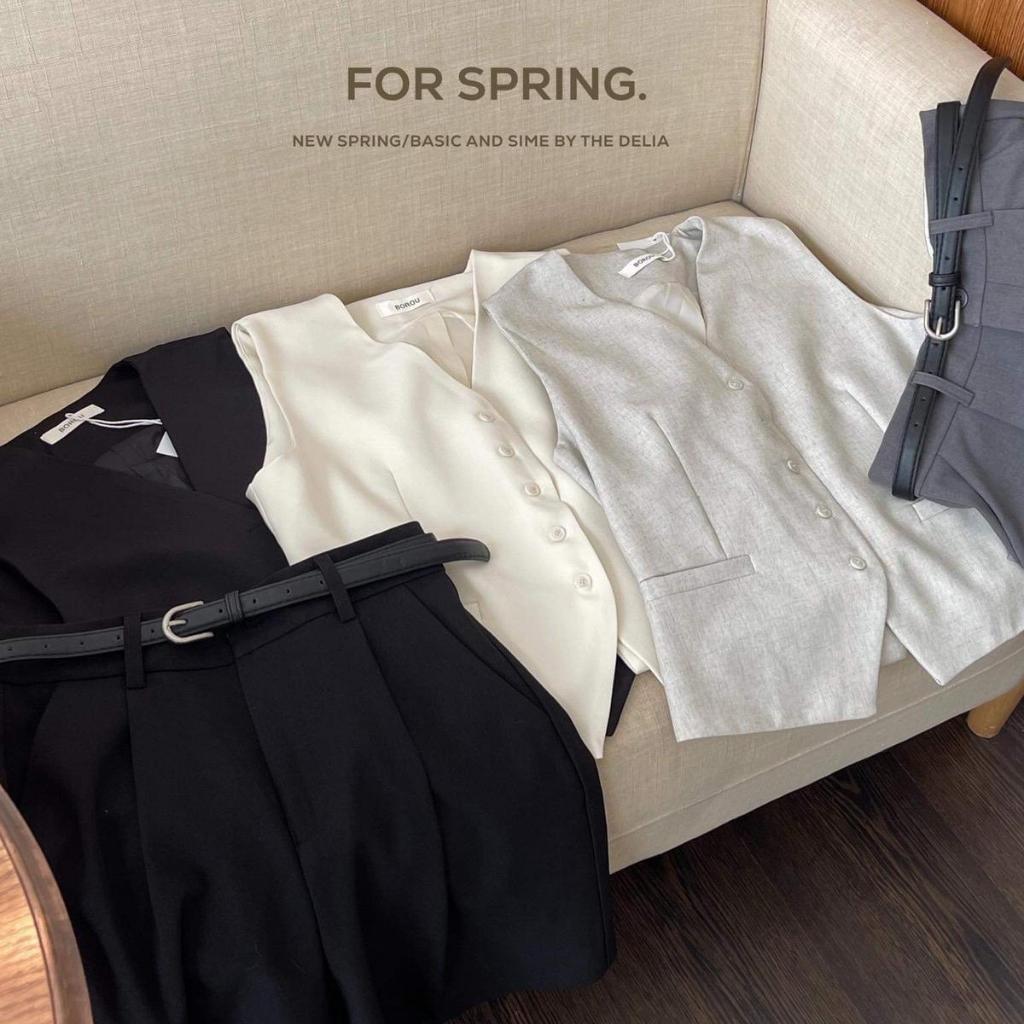 2232 ÁO GILE VEST 5 CÚC NHỎ