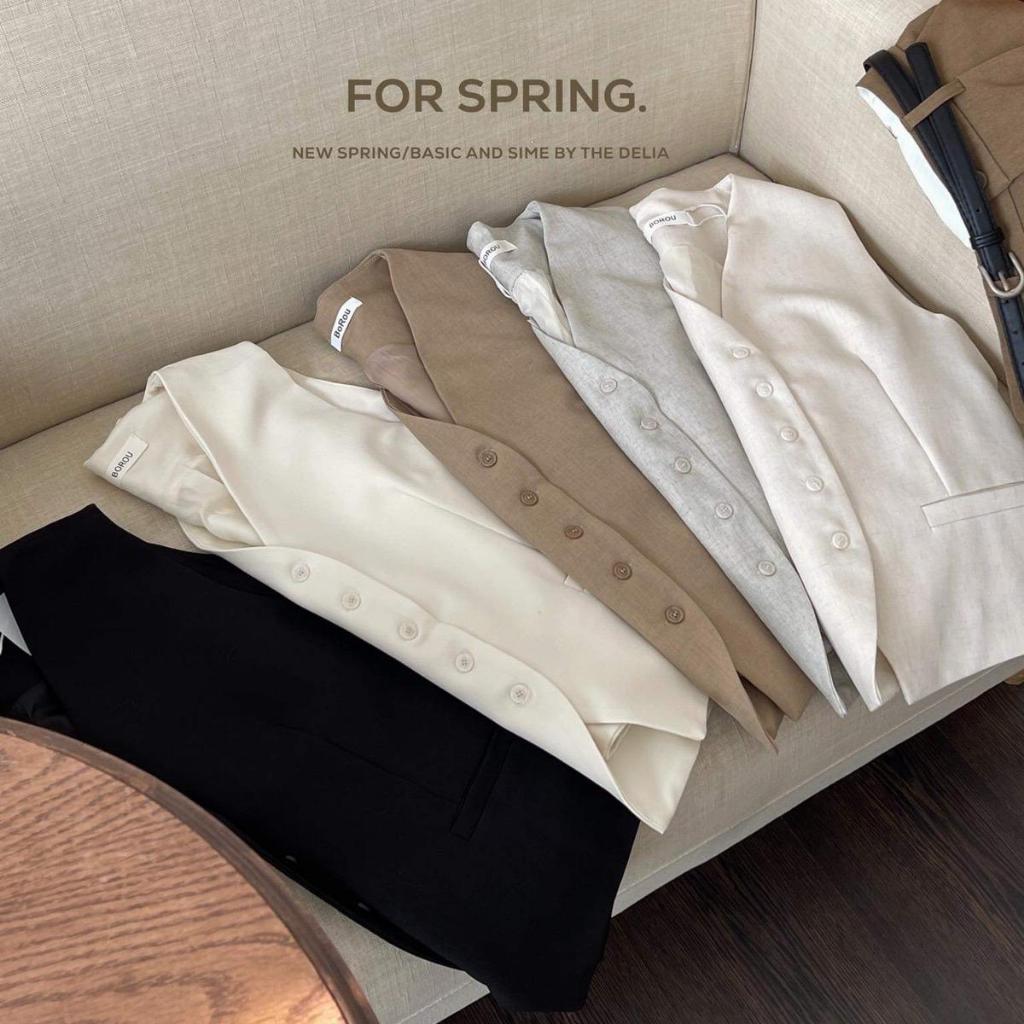 2232 ÁO GILE VEST 5 CÚC NHỎ