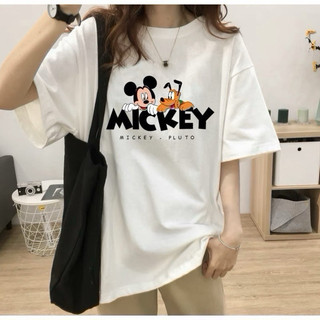 Áo thun nam nữ in hình MICKEY chất cotton siêu mát
