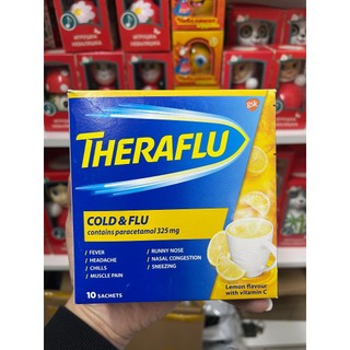 Thuốc hỗ trợ cảm cúm Theraflu hương chanh của Nga