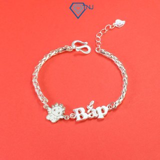  Vòng tay bạc cho bé hình rồng Baby siêu dễ thương khắc tên theo yêu cầu LTT0164 - Trang Sức TNJ 