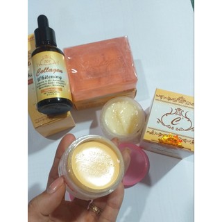 [Tem đỏ] Combo 4 món kem collagen plus vit e dành cho da nám tàn nhang