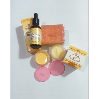 [Tem đỏ] Combo 4 món kem collagen plus vit e dành cho da nám tàn nhang