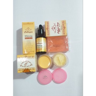 Combo 4 món kem collagen plus vit e dành cho da nám tàn nhang