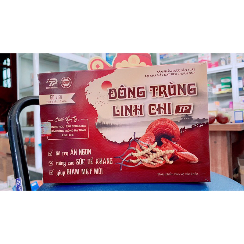 Đông Trùng Hạ Thảo Linh Chi TP Hộp 60 Viên