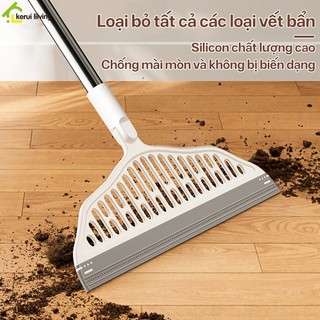 Chổi lau nhà BUNA xoay 180 độ loại tốt, cây chổi silicon loại bỏ vết bẩn, chổi gạc nước mưa,chổi gạc
