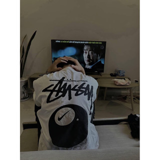 Áo Thun Stu-ssy 8ball Nai Form Unisex Nam Nữ - Chất Liệu 100% Cotton Co Dãn 2 Chiều - Áo Full Tem Tag Túi Zip ST049